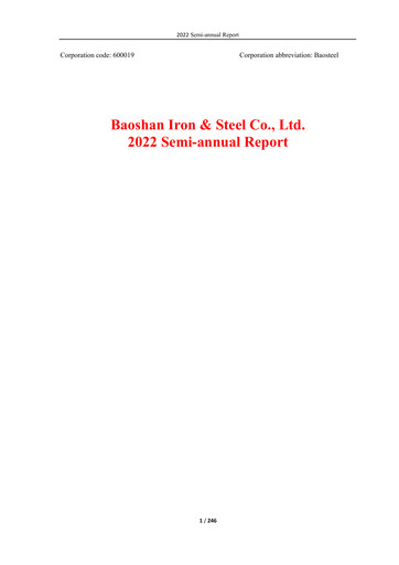Thumbnail Baosteel Half-year Report 2022-h1