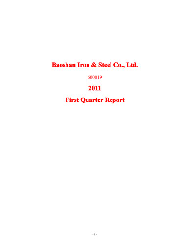 Thumbnail Baosteel Quarterly Report 2011-q1