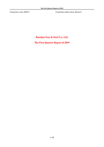 Thumbnail Baosteel Quarterly Report 2019-q1