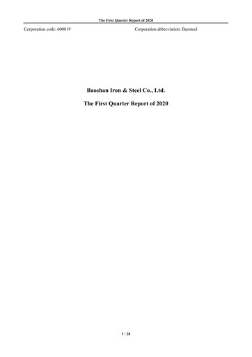 Thumbnail Baosteel Quarterly Report 2020-q1