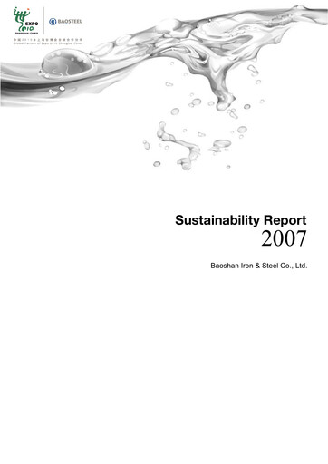 Thumbnail Baosteel Sustainability Report 2007