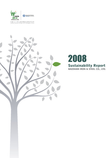 Thumbnail Baosteel Sustainability Report 2008