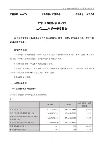 Thumbnail GF Securities Quarterly Report 2022-q1