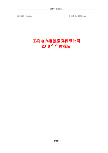 Thumbnail SDIC Power Holdings Annual Report 2018