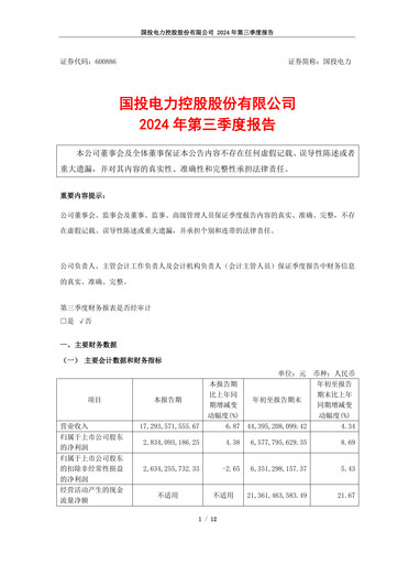 Thumbnail SDIC Power Holdings Quarterly Report 2024-q3
