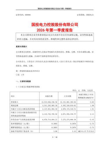 Thumbnail SDIC Power Holdings Quarterly Report 2026-q1