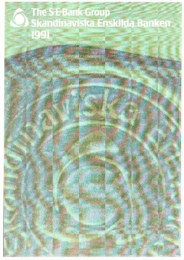 Thumbnail Skandinaviska Enskilda Banken Annual Report 1991