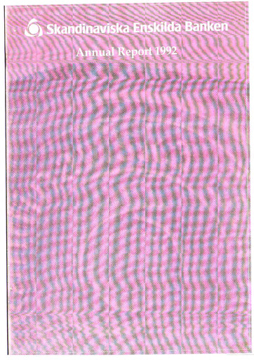Thumbnail Skandinaviska Enskilda Banken Annual Report 1992