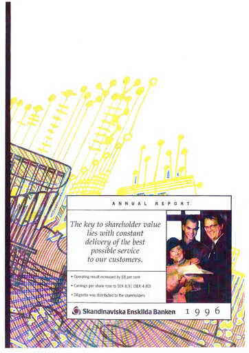 Thumbnail Skandinaviska Enskilda Banken Annual Report 1996