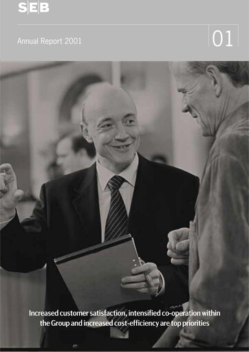 Thumbnail Skandinaviska Enskilda Banken Annual Report 2001