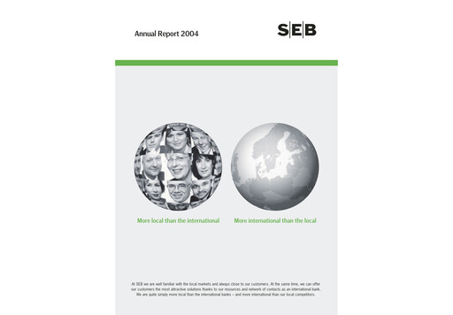 Thumbnail Skandinaviska Enskilda Banken Annual Report 2004