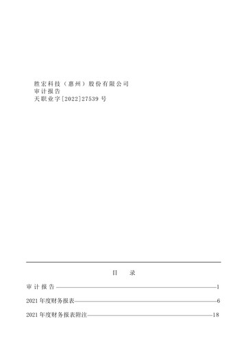 Thumbnail Victory Giant Technology Financial Statement 2021