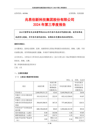 Thumbnail GigaDevice Semiconductor Quarterly Report 2024-q3
