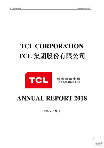 Vorschaubild TCL Technology Group Corporation Jahresbericht 2018