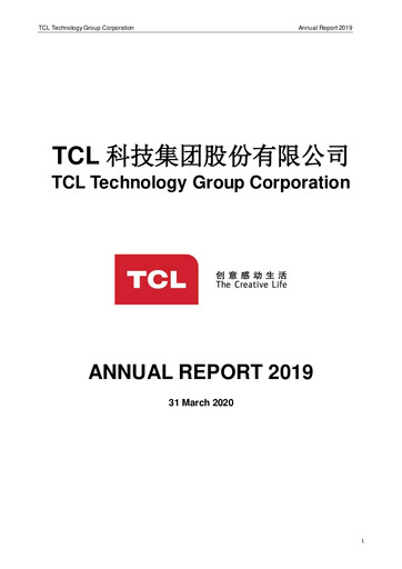 Vorschaubild TCL Technology Group Corporation Jahresbericht 2019