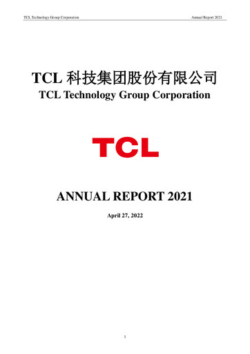 Vorschaubild TCL Technology Group Corporation Jahresbericht 2021