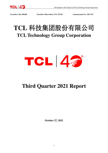 Vorschaubild TCL Technology Group Corporation Quartalsbericht 2021-q3