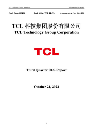 Vorschaubild TCL Technology Group Corporation Quartalsbericht 2022-q3