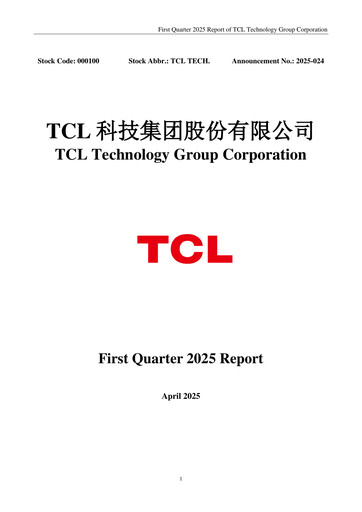 Thumbnail TCL Technology Group Corporation Quarterly Report 2025-q1
