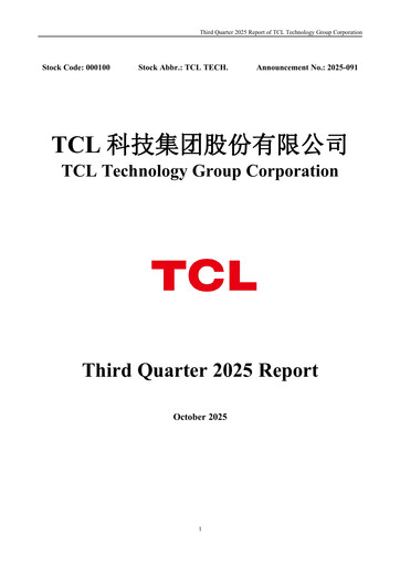 Vorschaubild TCL Technology Group Corporation Quartalsbericht 2025-q3