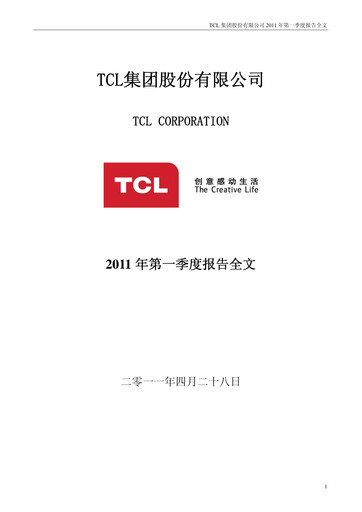 Vorschaubild TCL Technology Group Corporation Quartalsbericht 2011-q1