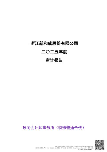 Thumbnail Zhejiang NHU Co., Ltd. Financial Statement 2025