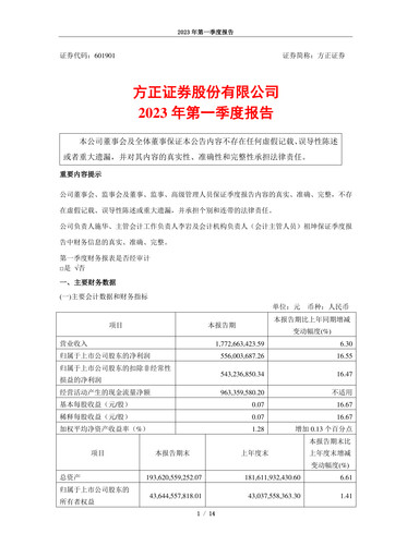 Thumbnail Founder Securities Quarterly Report 2023-q1