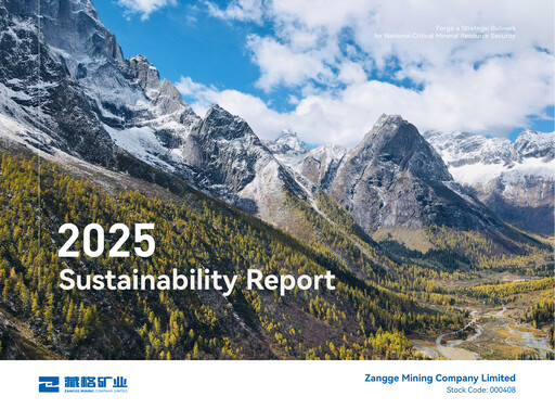 Miniature Zangge Mining Company Rapport de durabilité 2025