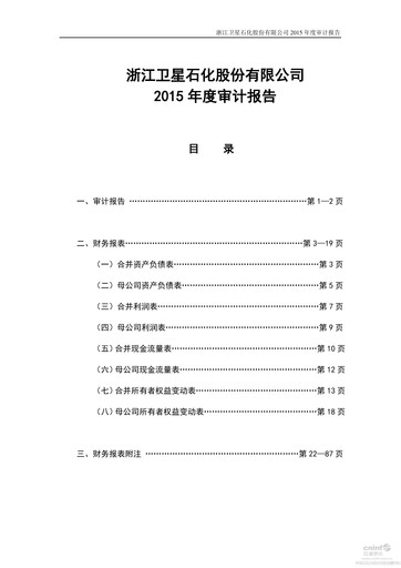 Thumbnail Satellite Chemical Financial Statement 2015