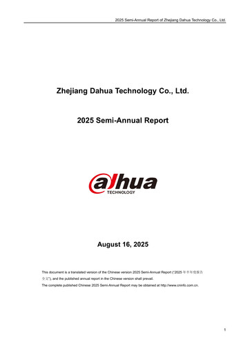 Vorschaubild Dahua Technology Halbjahresbericht 2025-h1