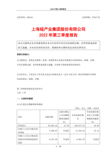Thumbnail National Silicon Industry Group Quarterly Report 2022-q3