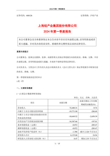 Thumbnail National Silicon Industry Group Quarterly Report 2024-q1