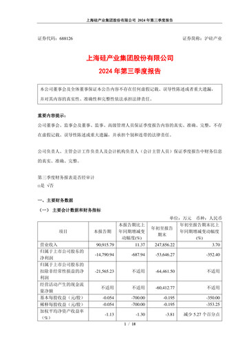 Thumbnail National Silicon Industry Group Quarterly Report 2024-q3