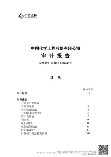 Vorschaubild China National Chemical Engineering (CNCEC) Finanzmitteilung 2024