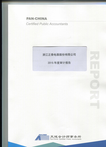 Thumbnail Zhejiang Chint Electrics Financial Statement 2015
