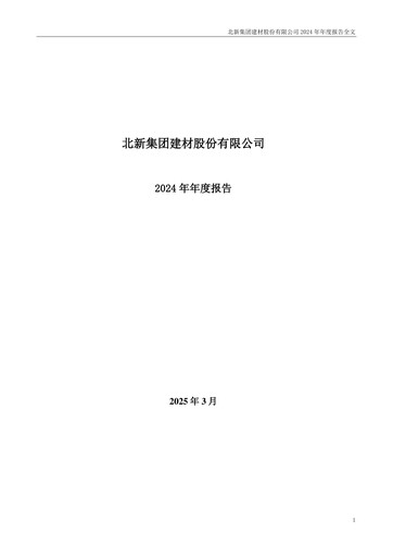 Thumbnail Beijing New Building Materials Annual Report 2024