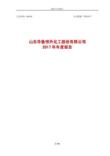 Vorschaubild Hualu Hengsheng Jahresbericht 2017