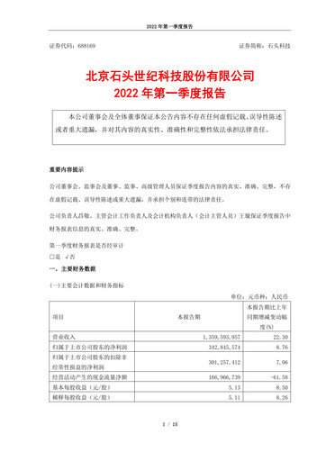 Thumbnail Beijing Roborock Technology Quarterly Report 2022-q1