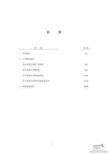 Thumbnail OFILM Group Financial Statement 2010