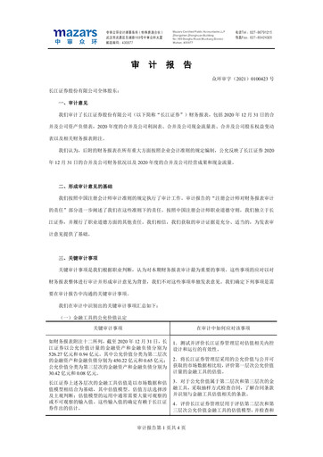 Vorschaubild Changjiang Securities Finanzmitteilung 2020