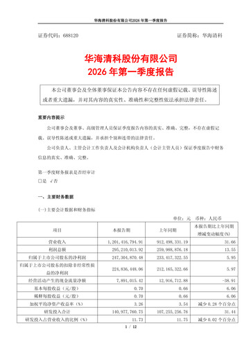 Thumbnail Hwatsing Technology Quarterly Report 2026-q1