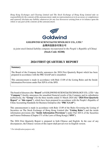 Thumbnail Goldwind Science&Technology Quarterly Report 2024-q1