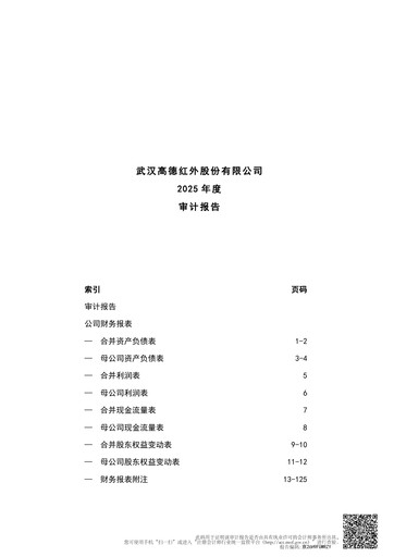 Vorschaubild Wuhan Guide Infrared Finanzmitteilung 2025