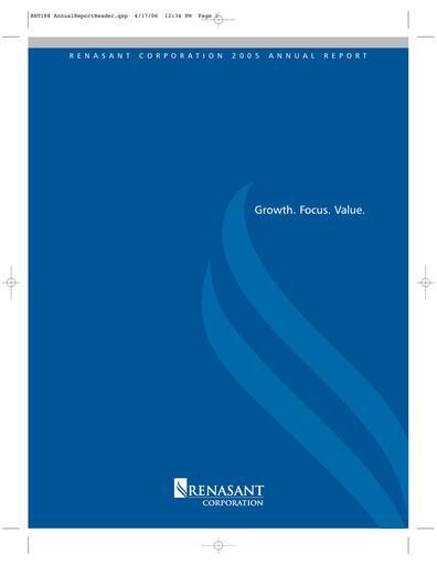 Thumbnail Renasant Corp Annual Report 2005