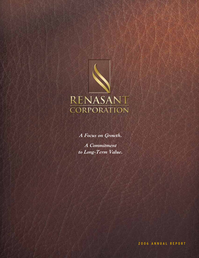 Thumbnail Renasant Corp Annual Report 2006