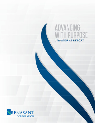 Thumbnail Renasant Corp Annual Report 2010
