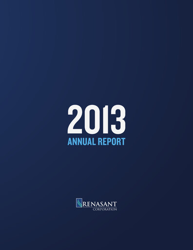 Thumbnail Renasant Corp Annual Report 2013