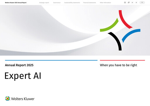 Thumbnail Wolters Kluwer Annual Report 2025