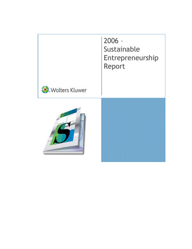 Thumbnail Wolters Kluwer Sustainability Report 2006