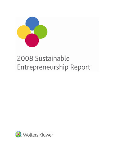 Thumbnail Wolters Kluwer Sustainability Report 2008
